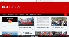 Desktop Screenshot of cgt-dieppe.fr