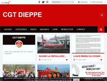 Tablet Screenshot of cgt-dieppe.fr